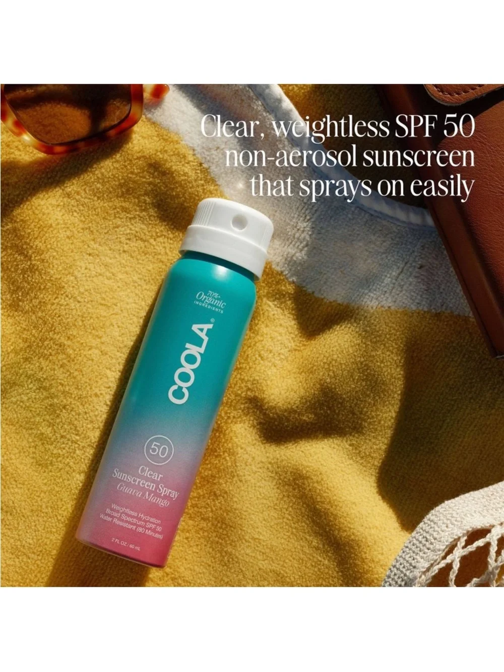 COOLA SPF Bestsellers Travel Size Set with Cosmetic Pouch BRAND NEW